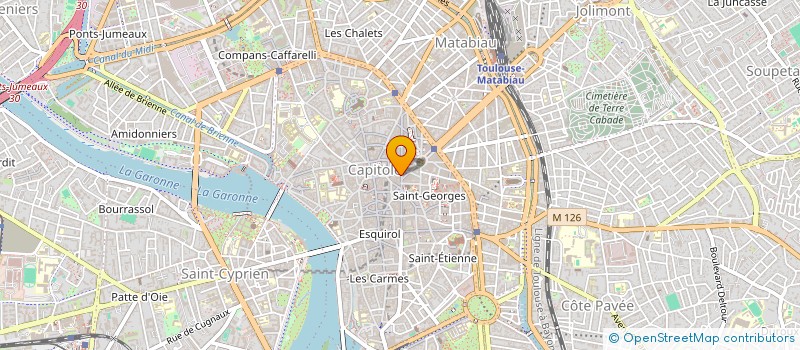 localisation de l'entreprise MONSIEUR ANDREA MARTI  TOULOUSE