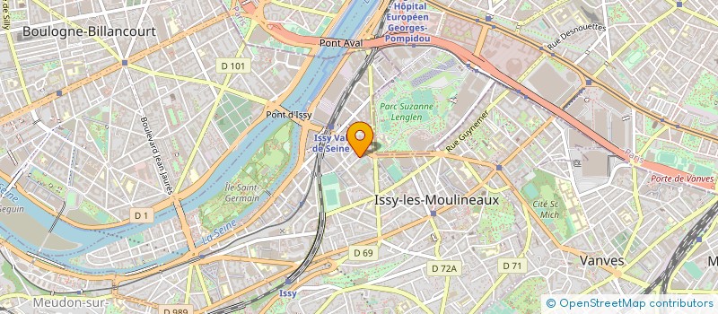 localisation de l'entreprise MONSIEUR ANDREA MARTINEZ à ISSY-LES-MOULINEAUX