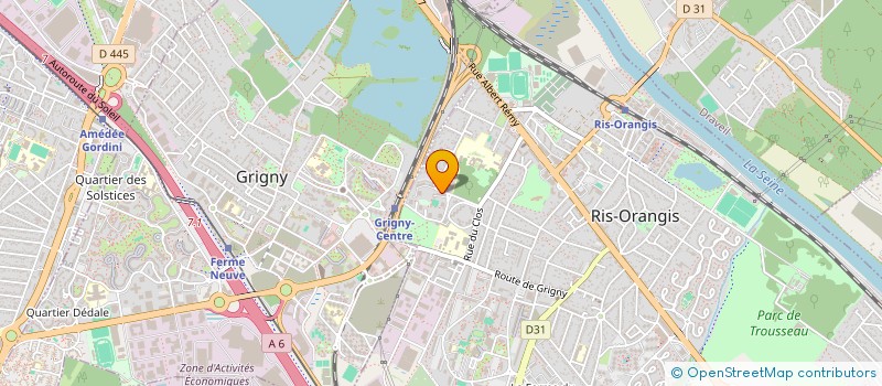 localisation de l'entreprise MONSIEUR ANDREA MICELLI  RIS-ORANGIS