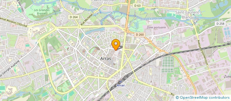 localisation de l'entreprise MONSIEUR ANDREA MICHELI à ARRAS