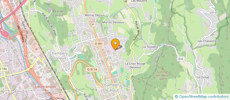 localisation de l'entreprise MONSIEUR ANDREA MODICA  CHAMBERY