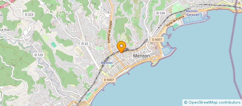 localisation de l'entreprise MONSIEUR ANDREA MONGIANO à MENTON
