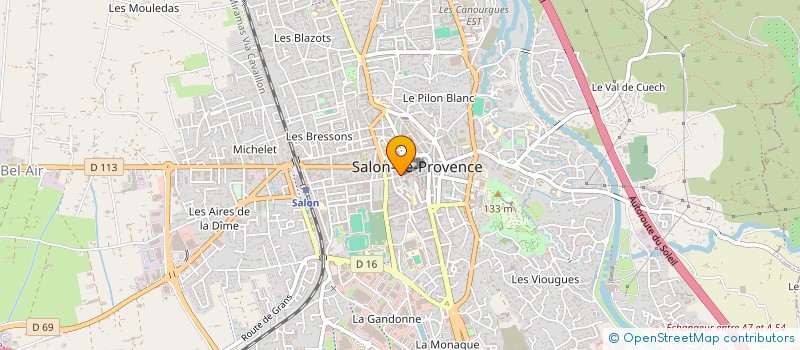 localisation de l'entreprise MONSIEUR ANDREA MORREALE  SALON-DE-PROVENCE