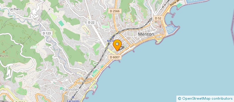 localisation de l'entreprise MONSIEUR ANDREA NUZZI à MENTON