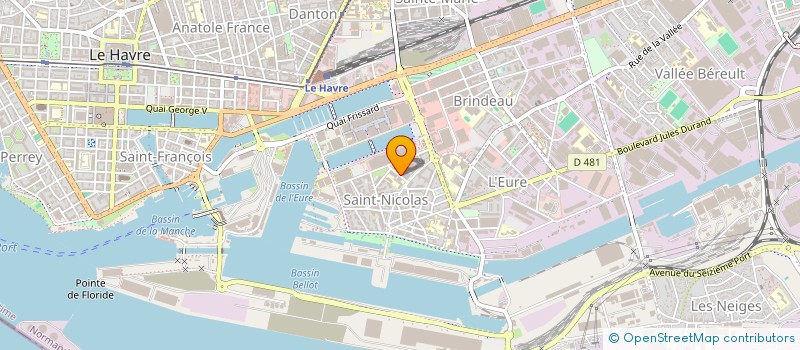 localisation de l'entreprise MONSIEUR ANDREA PACETTI à LE HAVRE