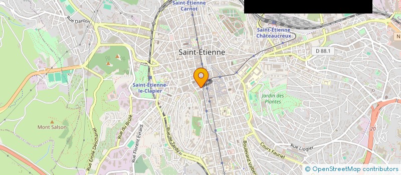 localisation de l'entreprise MONSIEUR ANDREA PACHER à SAINT-ETIENNE