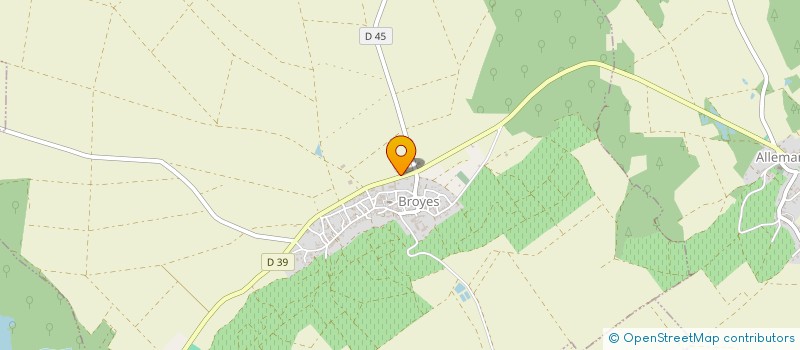 localisation de l'entreprise MONSIEUR ANDREA PETIT  BROYES