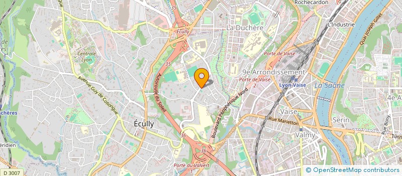 localisation de l'entreprise MONSIEUR ANDREA PIERREL  ECULLY