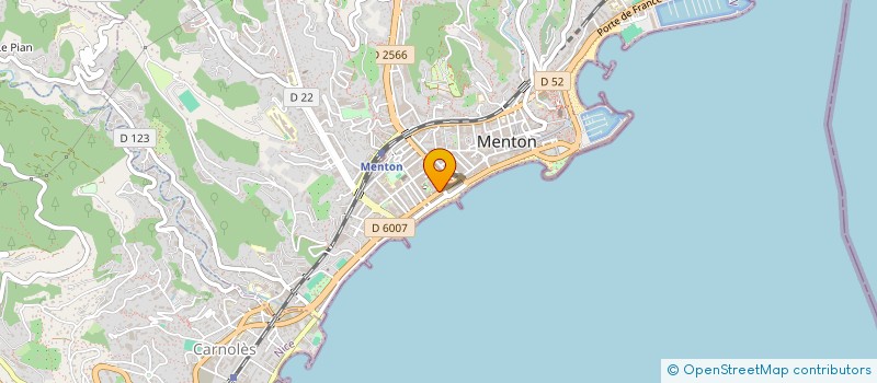 localisation de l'entreprise MONSIEUR ANDREA POLA à MENTON