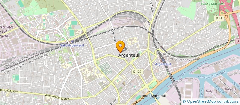 localisation de l'entreprise MONSIEUR ANDREA RICCI  ARGENTEUIL