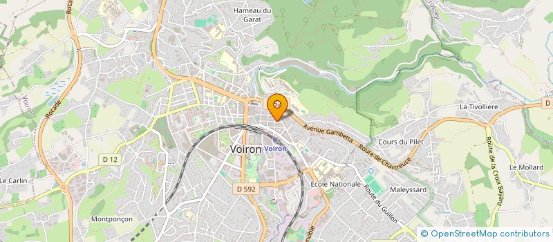 localisation de l'entreprise MONSIEUR ANDREA SCHIRRU  VOIRON