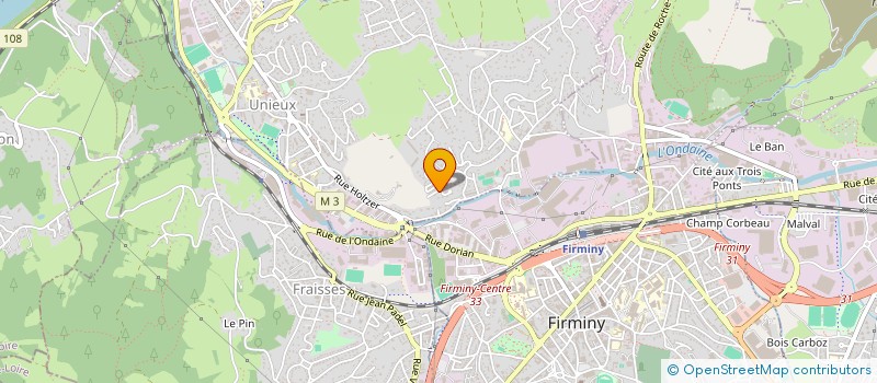 localisation de l'entreprise MONSIEUR ANDREA SPERANZA  UNIEUX