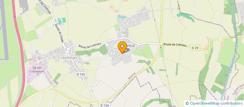 localisation de l'entreprise MONSIEUR ANDREA TEOLI à COLOMBIER-SAUGNIEU