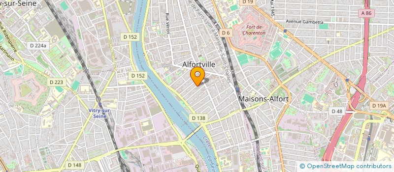 localisation de l'entreprise MONSIEUR ANDREA TIPURZI  ALFORTVILLE