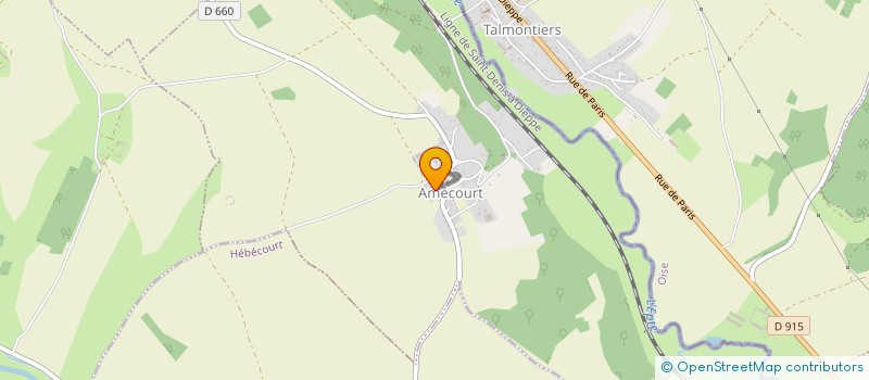 localisation de l'entreprise MONSIEUR ANDREA VERGER  AMECOURT