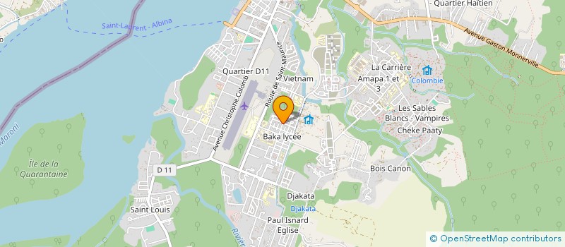 localisation de l'entreprise MONSIEUR ANDREANO AGWINTIE  SAINT-LAURENT-DU-MARONI