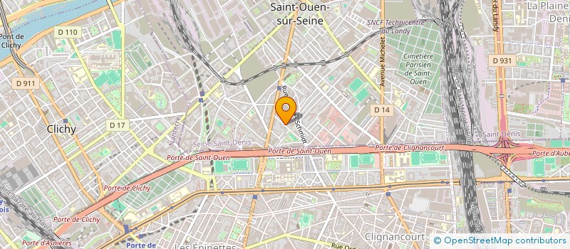 localisation de l'entreprise MONSIEUR ANDREAS AFANOU GELABALE à SAINT-OUEN-SUR-SEINE