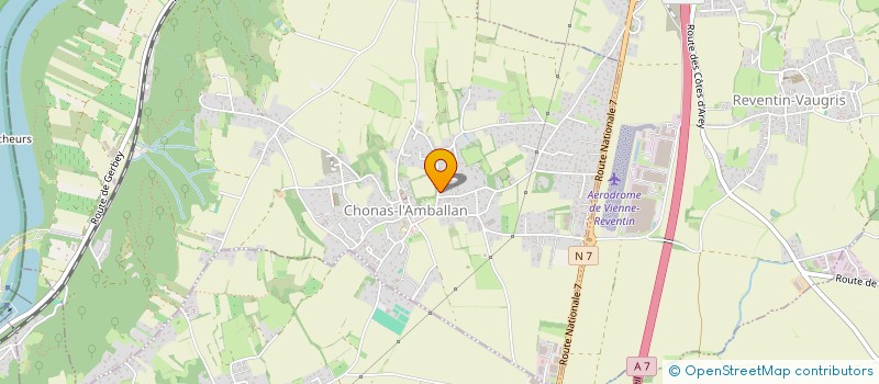 localisation de l'entreprise MONSIEUR ANDREAS ATHEE  CHONAS-L'AMBALLAN