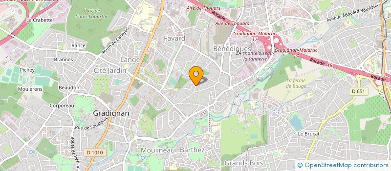 localisation de l'entreprise MONSIEUR ANDREAS BIKFALVI  GRADIGNAN