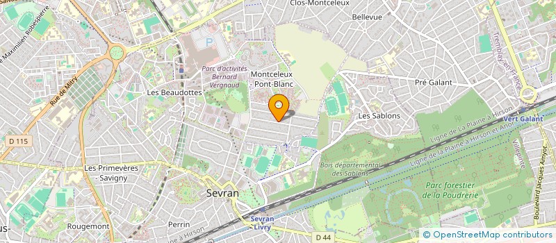localisation de l'entreprise MONSIEUR ANDREAS DA CRUZ VARELA à SEVRAN