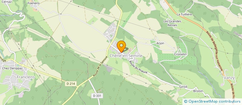 localisation de l'entreprise MONSIEUR ANDREAS DURR  CHENE-EN-SEMINE