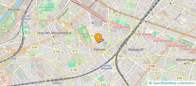 localisation de l'entreprise MONSIEUR ANDREAS DUTAUD à VANVES