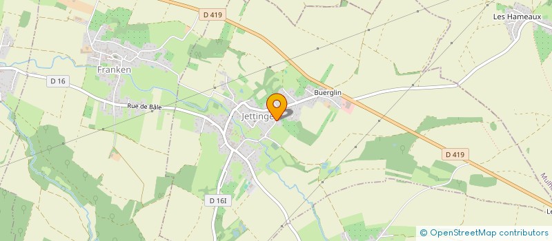 localisation de l'entreprise MONSIEUR ANDREAS FREY  JETTINGEN