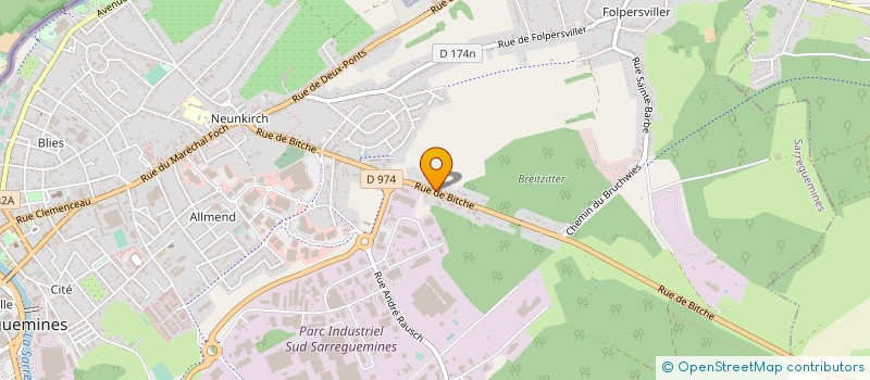 localisation de l'entreprise MONSIEUR ANDREAS FRITSCH à SARREGUEMINES