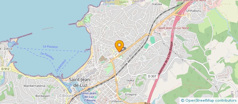 localisation de l'entreprise MONSIEUR ANDREAS GAUTHIER  SAINT-JEAN-DE-LUZ