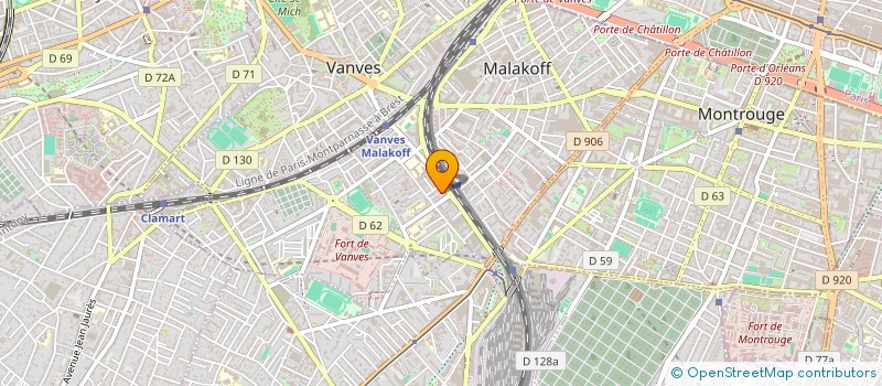 localisation de l'entreprise MONSIEUR ANDREAS GUYARD  MALAKOFF