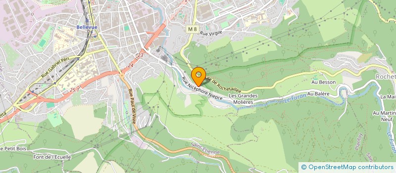 localisation de l'entreprise MONSIEUR ANDREAS LATUILE  SAINT-ETIENNE