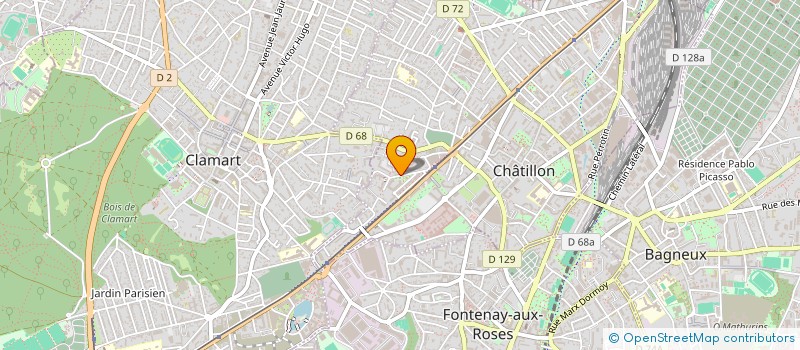 localisation de l'entreprise MONSIEUR ANDREAS MAMET  CHATILLON