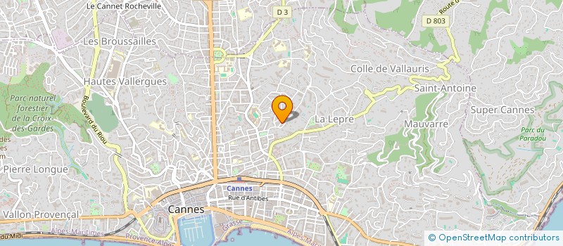 localisation de l'entreprise MONSIEUR ANDREAS MANOUG  CANNES