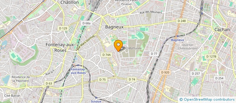 localisation de l'entreprise MONSIEUR ANDREAS MATTHAIOU à BAGNEUX