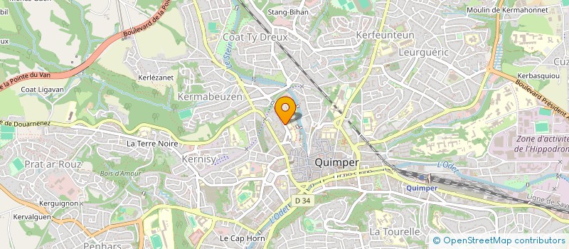 localisation de l'entreprise MONSIEUR ANDREAS MOHR à QUIMPER