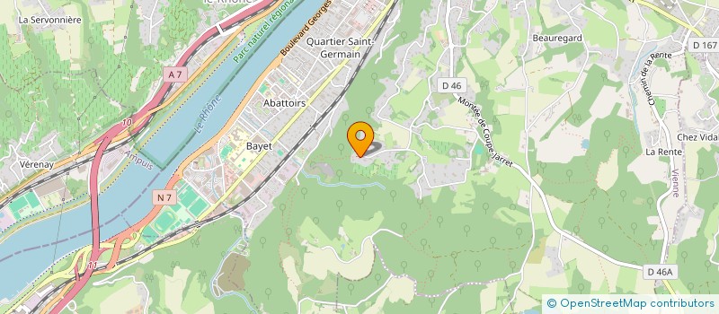 localisation de l'entreprise MONSIEUR ANDREAS MOLINARI à VIENNE