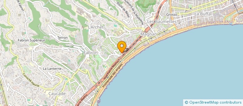 localisation de l'entreprise MONSIEUR ANDREAS RAPTIS  NICE