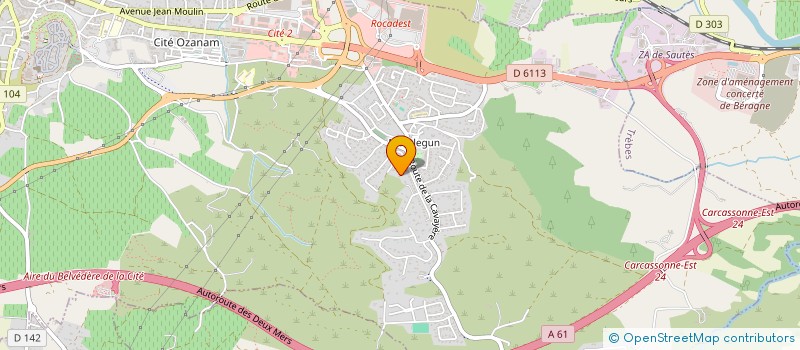 localisation de l'entreprise MONSIEUR ANDREAS SCHULZ à CARCASSONNE