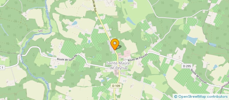 localisation de l'entreprise MONSIEUR ANDREAS STEIJNS  SAINTE-MAURE-DE-PEYRIAC