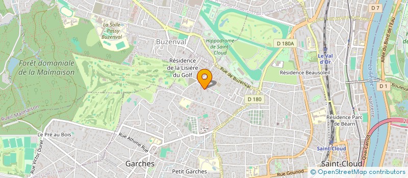 localisation de l'entreprise MONSIEUR ANDREAS VAN DER GRAAF  GARCHES