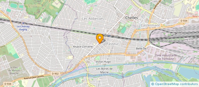 localisation de l'entreprise MONSIEUR ANDREE ALEXANDRE  CHELLES