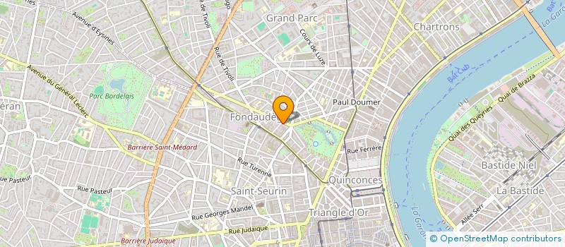 localisation de l'entreprise MONSIEUR ANDREE DUPORTE  BORDEAUX