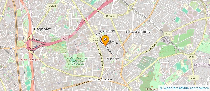 localisation de l'entreprise MONSIEUR ANDREI ADAM à MONTREUIL