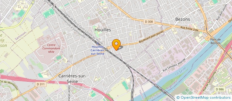 localisation de l'entreprise MONSIEUR ANDREI ANDREI CORGOJA  HOUILLES