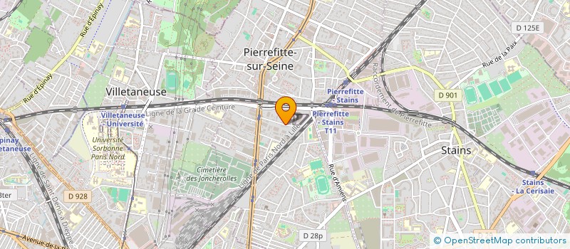localisation de l'entreprise MONSIEUR ANDREI BACIU à PIERREFITTE-SUR-SEINE
