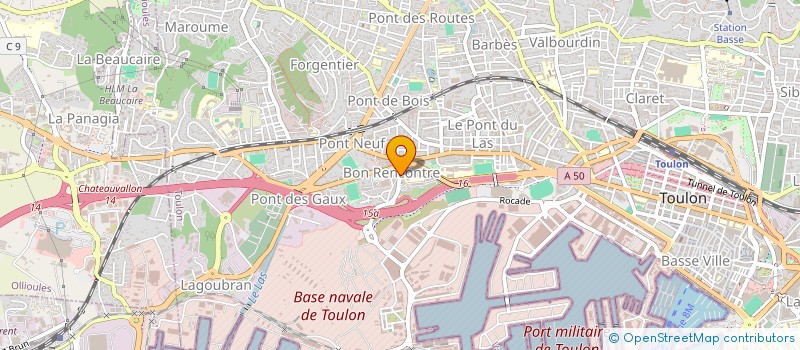 localisation de l'entreprise MONSIEUR ANDREI BIG  TOULON