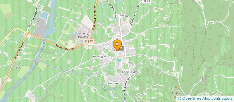 localisation de l'entreprise MONSIEUR ANDREI BURLACU  SABLET