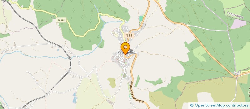 localisation de l'entreprise MONSIEUR ANDREI BUSE  PRADELLES