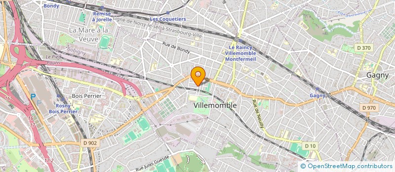 localisation de l'entreprise MONSIEUR ANDREI-CATALIN HUTAN  VILLEMOMBLE