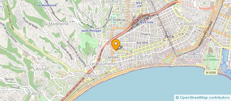 localisation de l'entreprise MONSIEUR ANDREI CEBAN à NICE